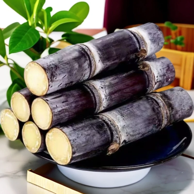 广西黑皮甘蔗新鲜当季水果整箱包邮脆甜多汁现货先发