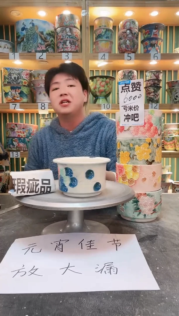 【闪购商品】瓷片默认微瑕一物一拍0213-009