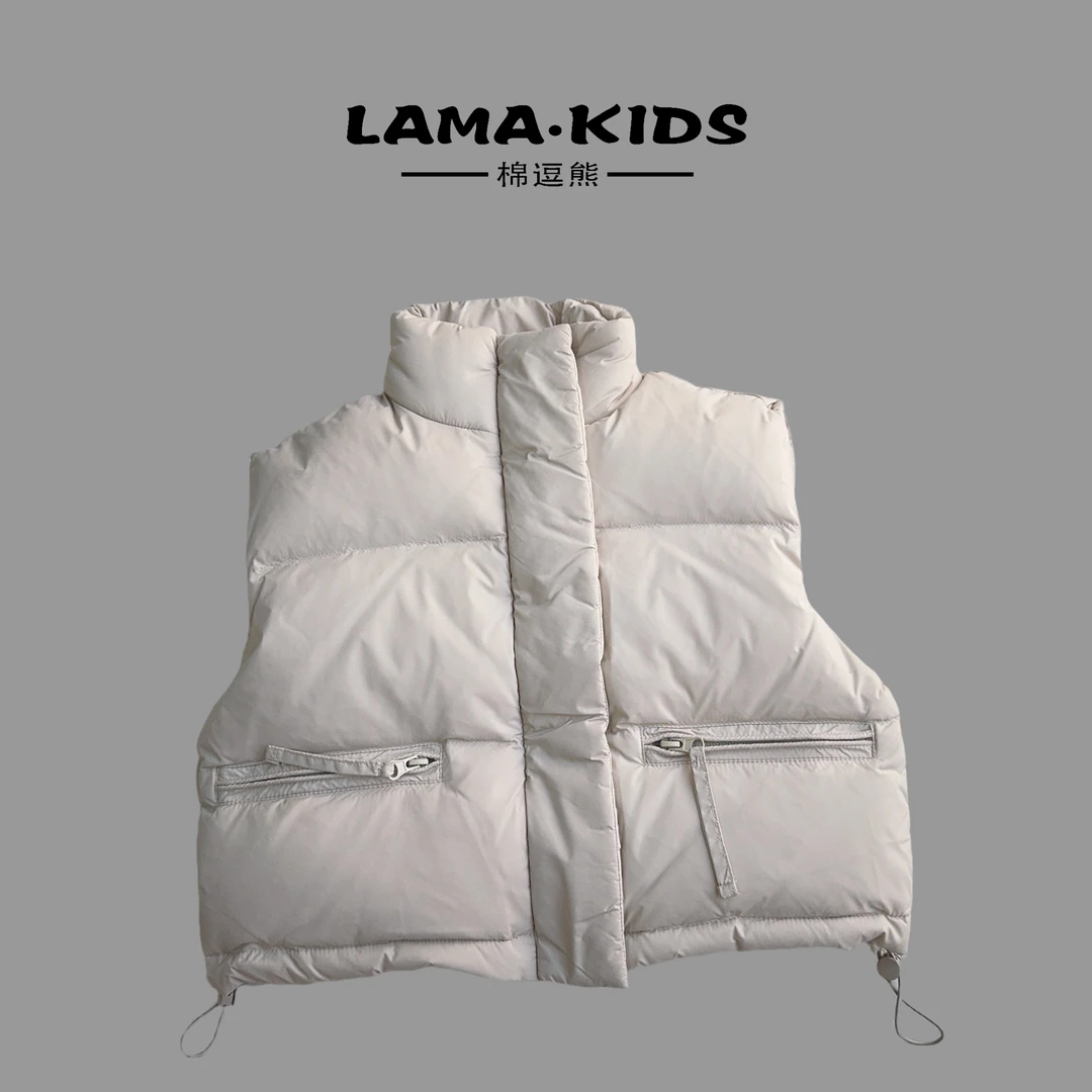 【棉逗熊品牌】男童韩版冬季休闲男童百搭酷帅【羽绒马甲】-06