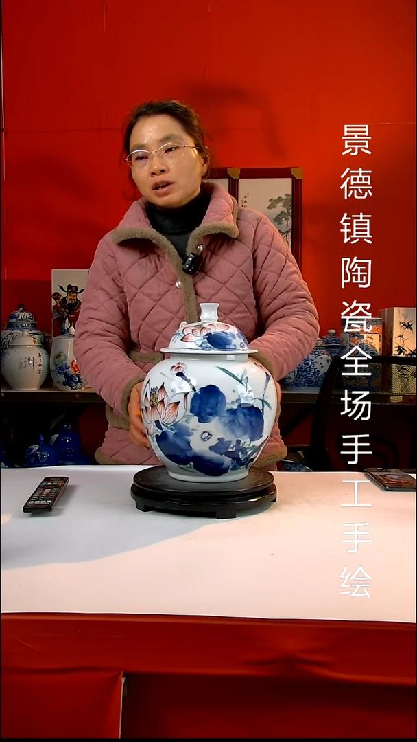 摆件陶瓷景德镇陶瓷 全场手工手绘
