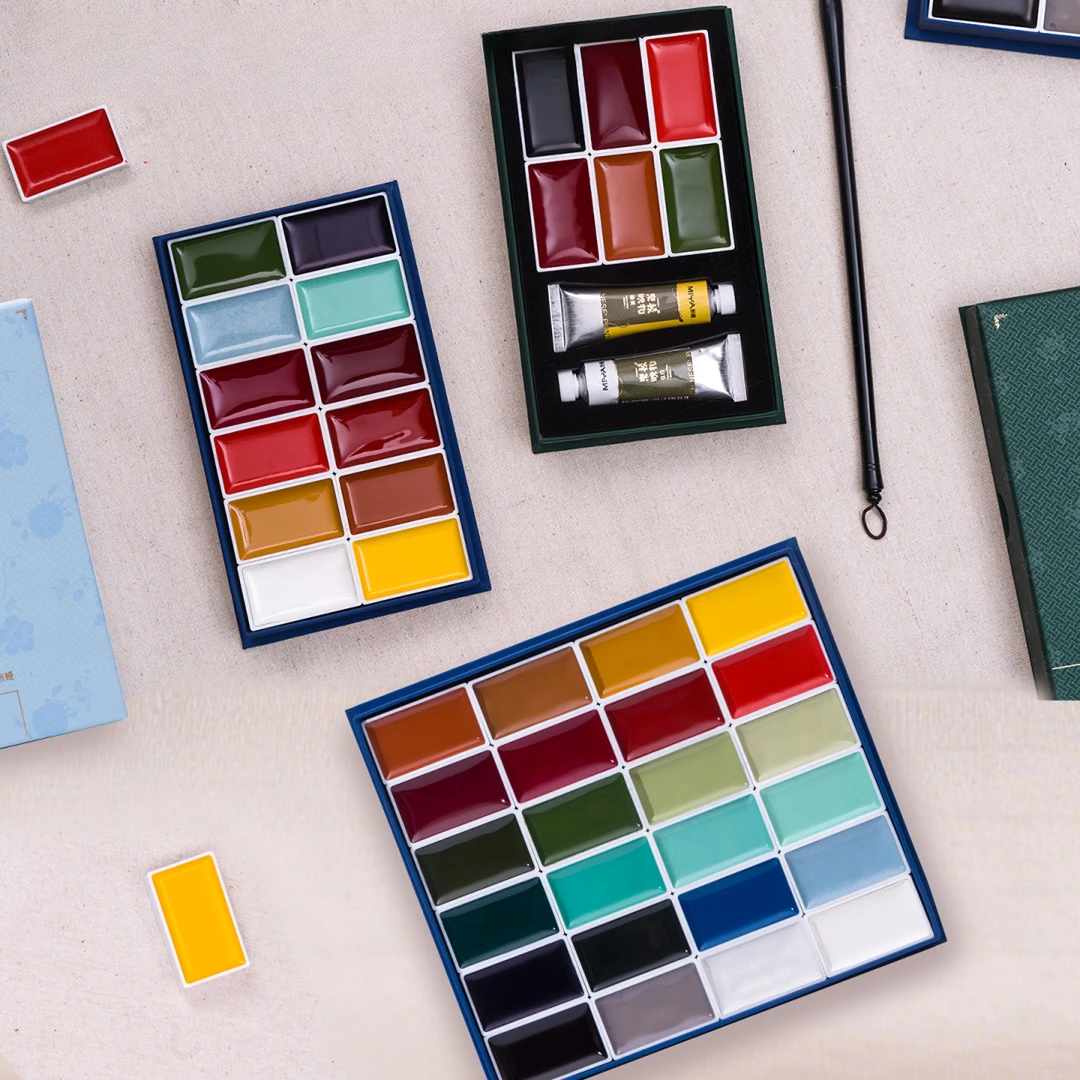 【马老师躬研定制】入门款 东枝映物国画颜料套装 新手适用多色可选