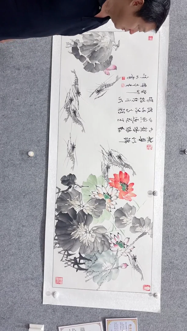 国画直播间张老师的作品