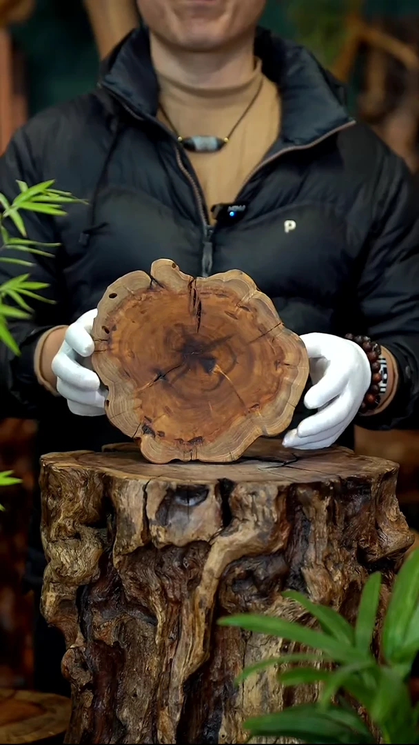 木雷击枣木底座