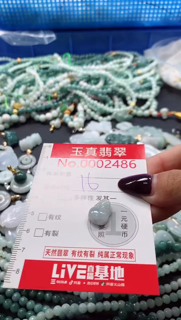 吊坠(不含链)未镶嵌翡翠2486
