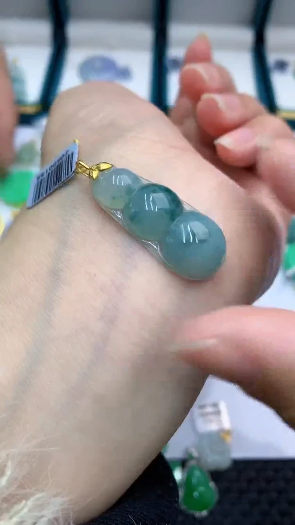 【闪购商品】翡翠颈饰18K金镶嵌            8