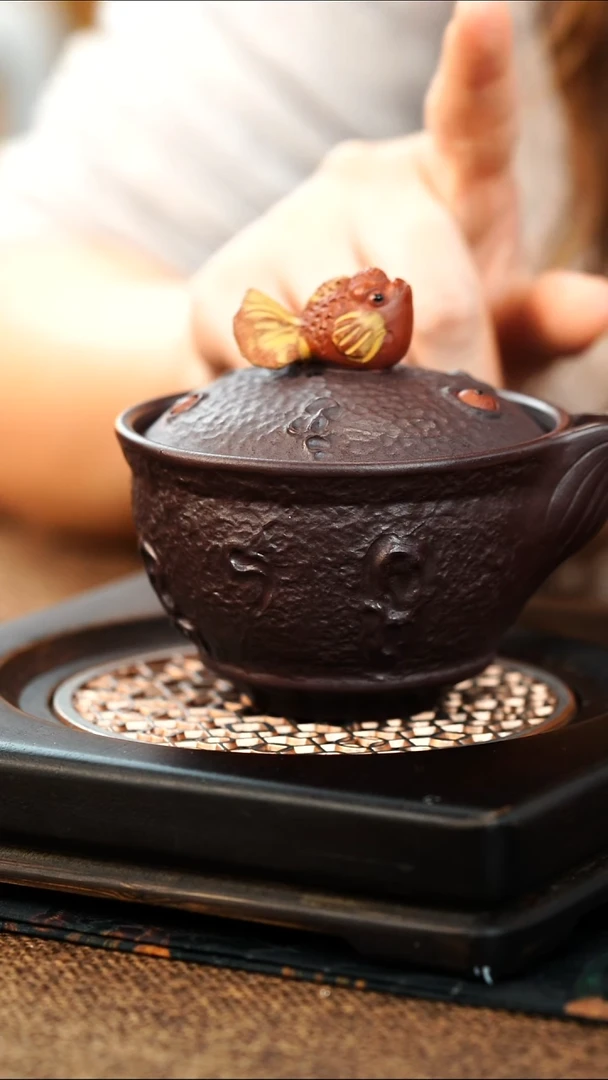 茶杯紫砂宜兴原矿紫砂壶