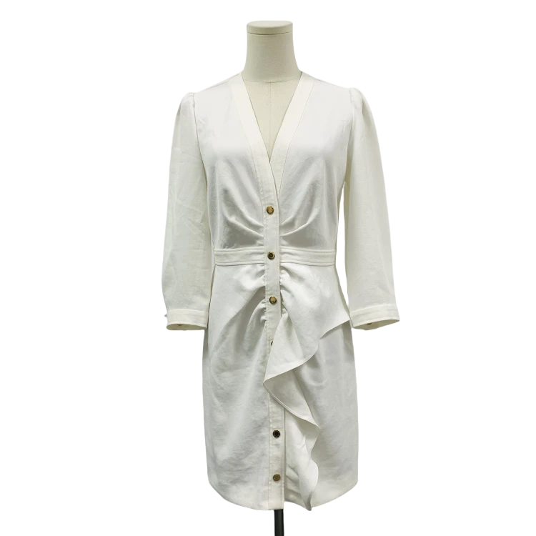 95新 SANDRO/桑德罗黛菲 妃鱼/连衣裙/聚酯纤维/抱六四