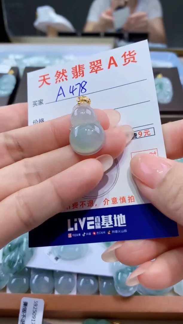 颈饰未镶嵌翡翠天然翡翠A货挂件