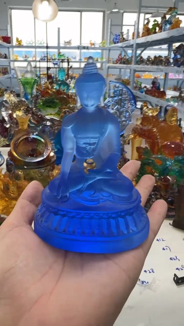 手工艺品琉璃药师 微瑕作品  不退不换  介意勿拍