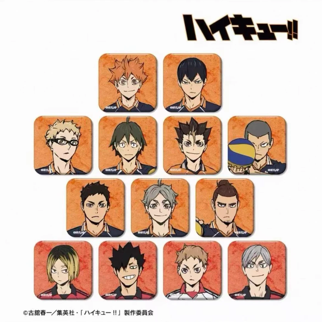 【小蕊】排球少年垃圾场对决 方形盲盒吧唧（默认代拆）