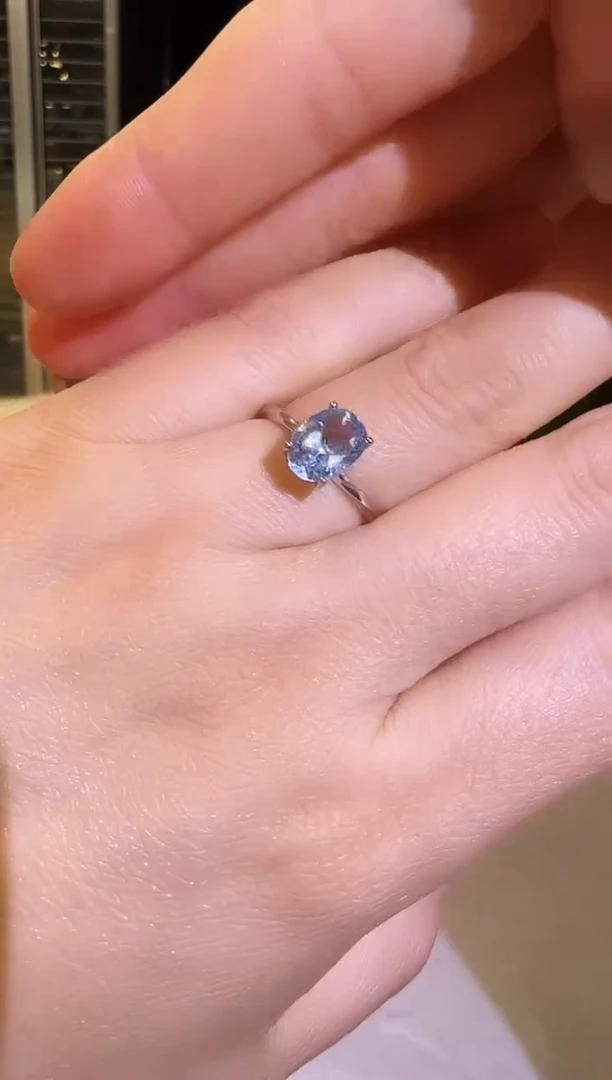 银S925镶嵌戒指托帕石1217m043多样性发其一