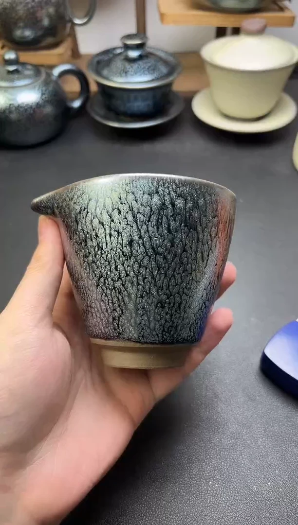 茶盏百花公道高端茶器主人杯