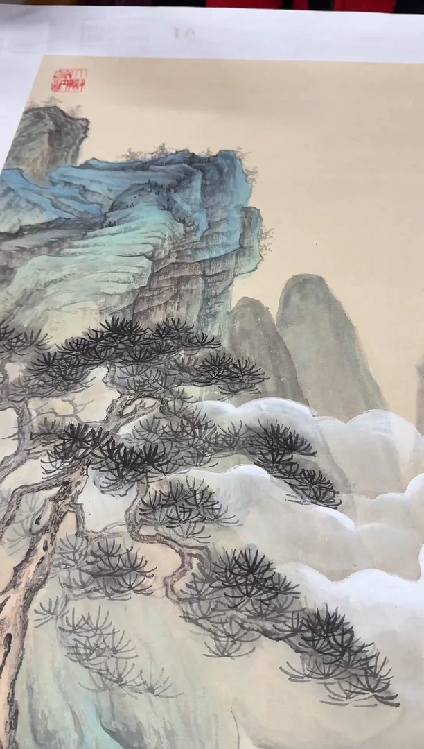 国画  沈石田老师国画真品