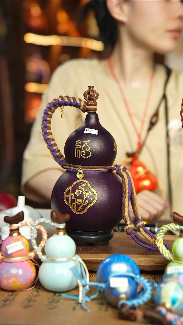 221号700ml左右非遗大漆酒葫芦1