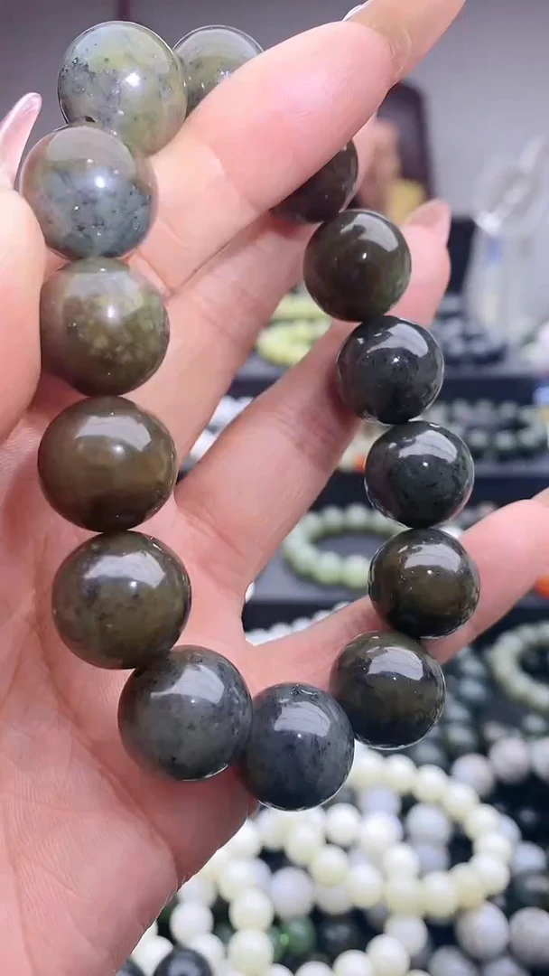 手链未镶嵌和田玉16糖青花