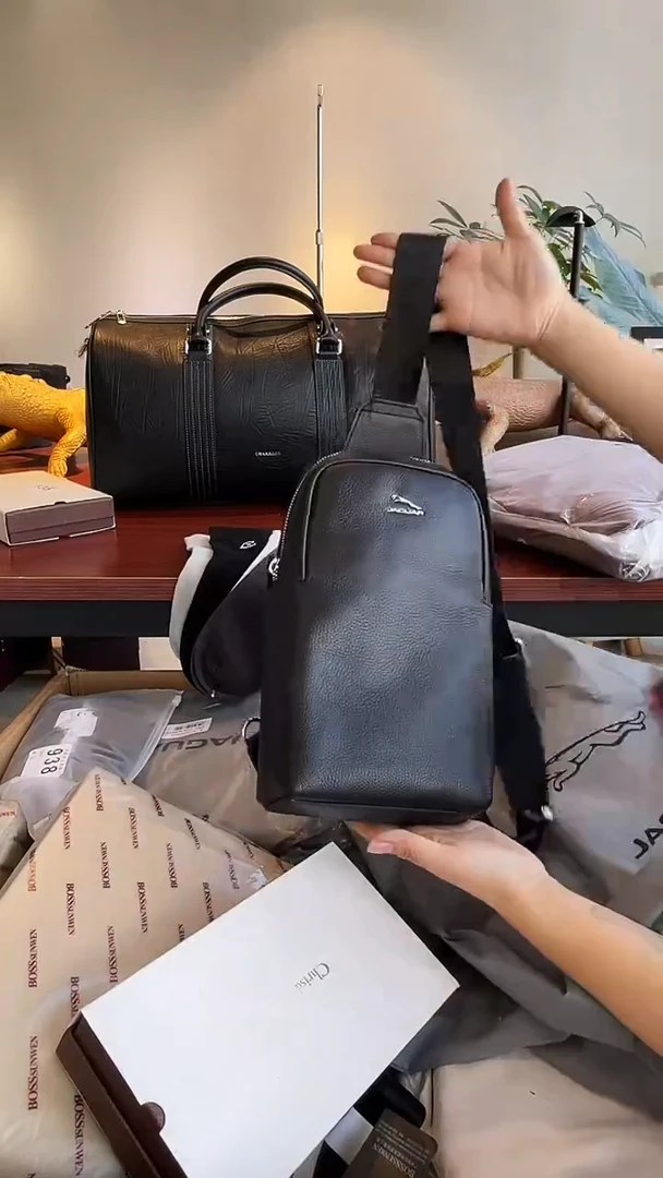 牛皮（革）韩爵绅士包包皮具142