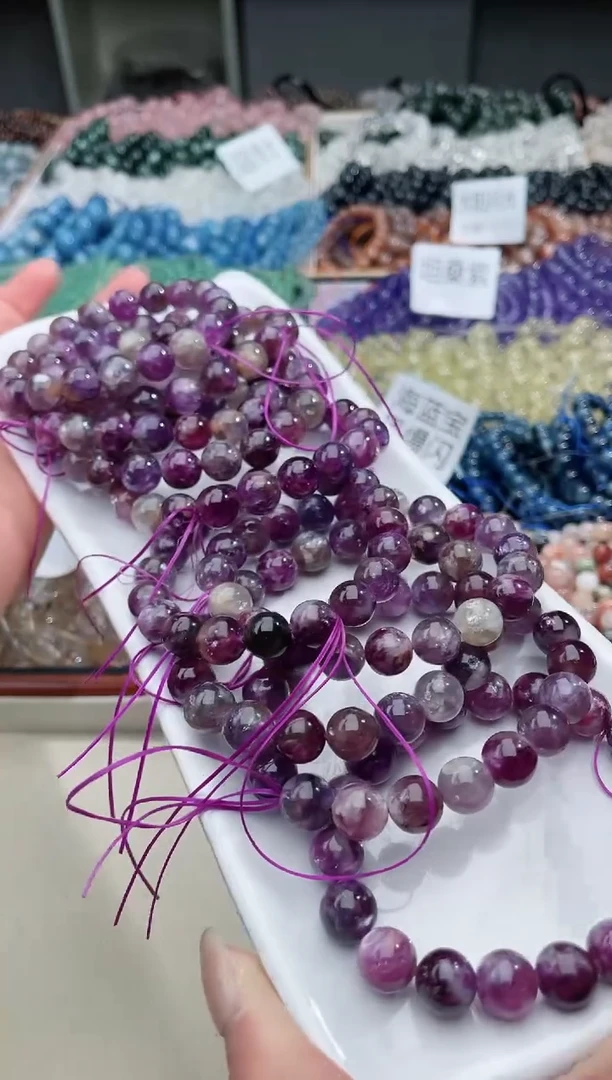 【闪购商品】水晶手链银S925镶嵌彩祖母619