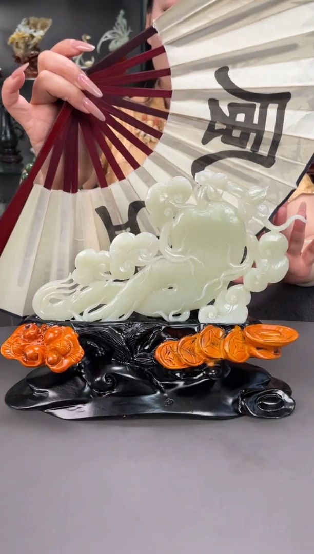 和田玉未镶嵌摆件摆件