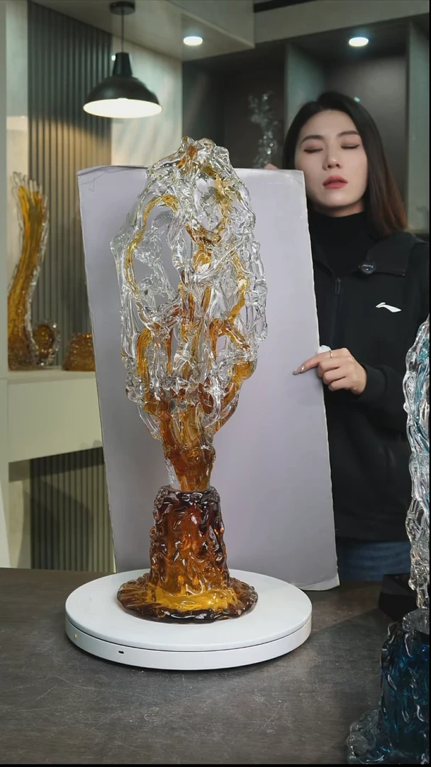 琉璃a*c琥珀金色太湖石