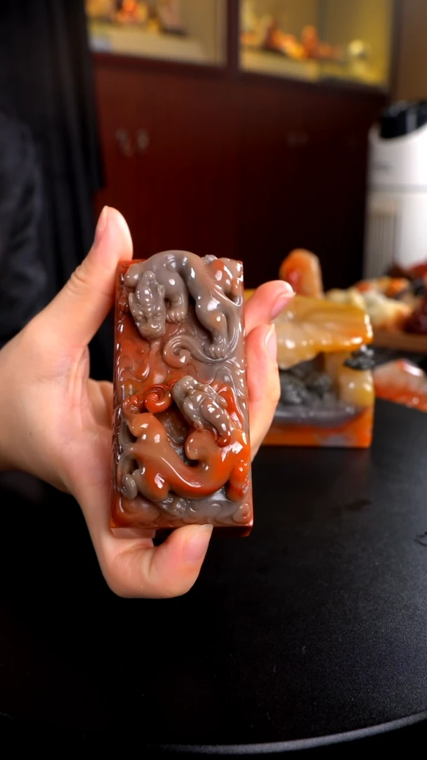 寿山石用****9寿山石印章