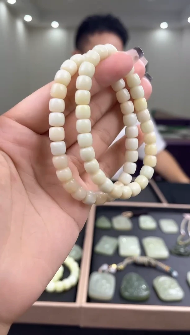 手串未镶嵌和田玉多样性发货，一物一拍