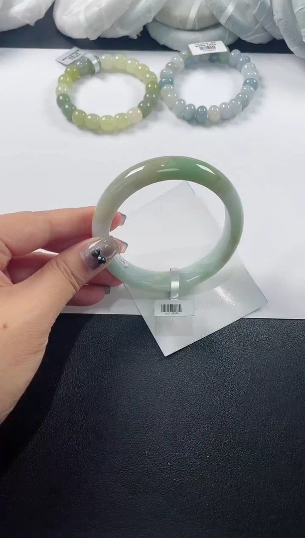 未镶嵌手镯翡翠基地发货H1878 59+