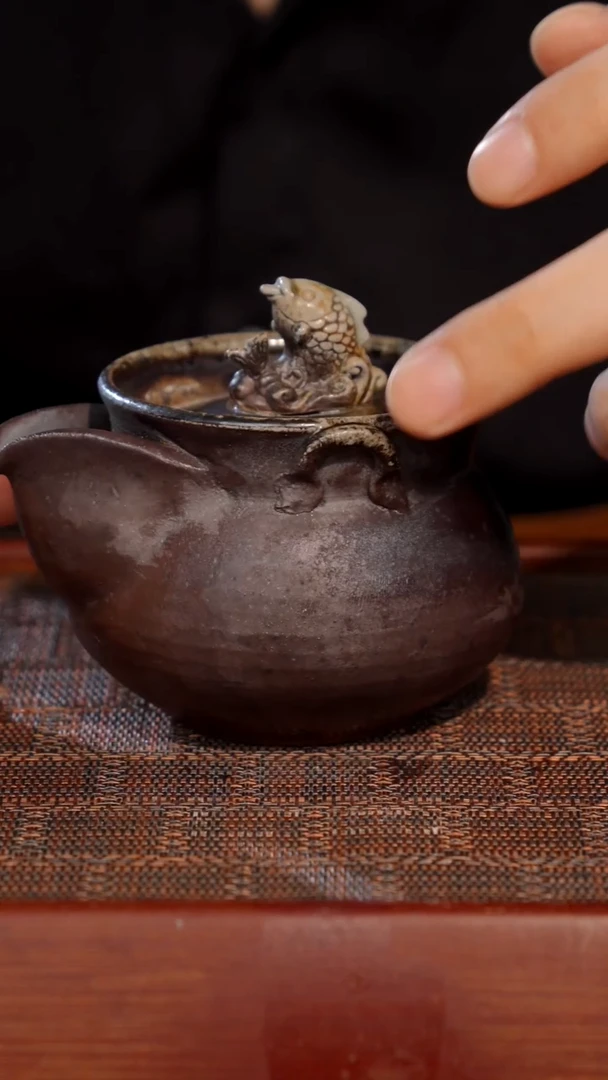 陶瓷奢瓷/瑞寅柴烧茶器（宝瓶）722