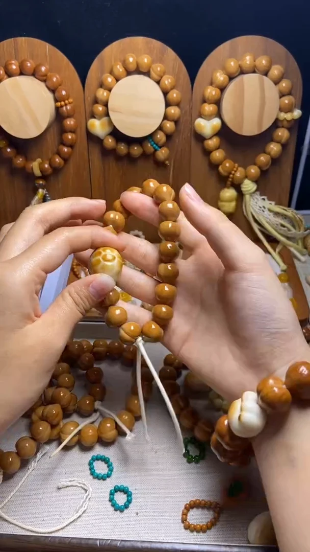 手串猴头核桃余*全品新光面富甲手串