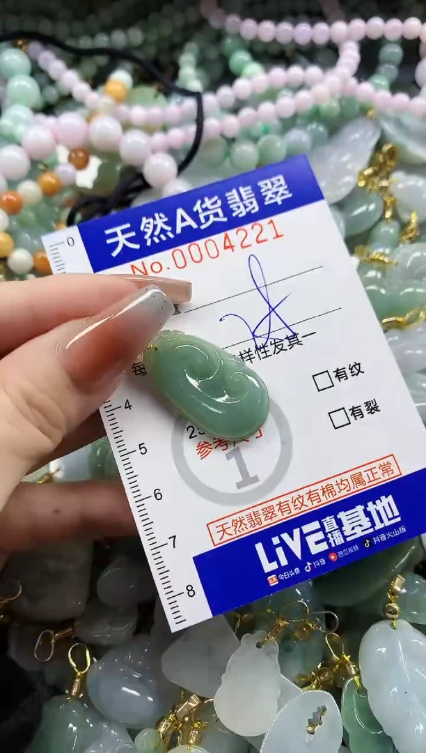 颈饰未镶嵌翡翠天然A货翡翠