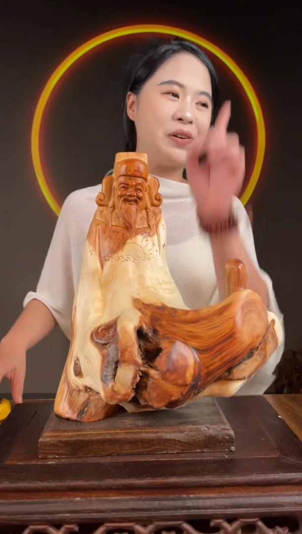 柏木（崖柏）手工摆件,先抢先得! 编号:223