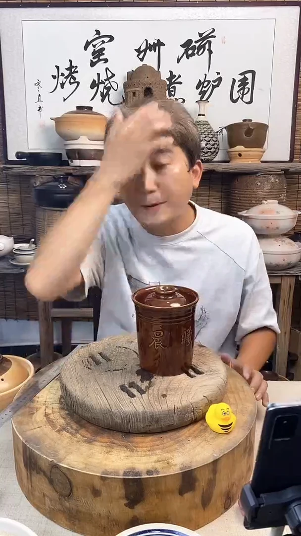 土陶磁州窑炖盅煨汤罐