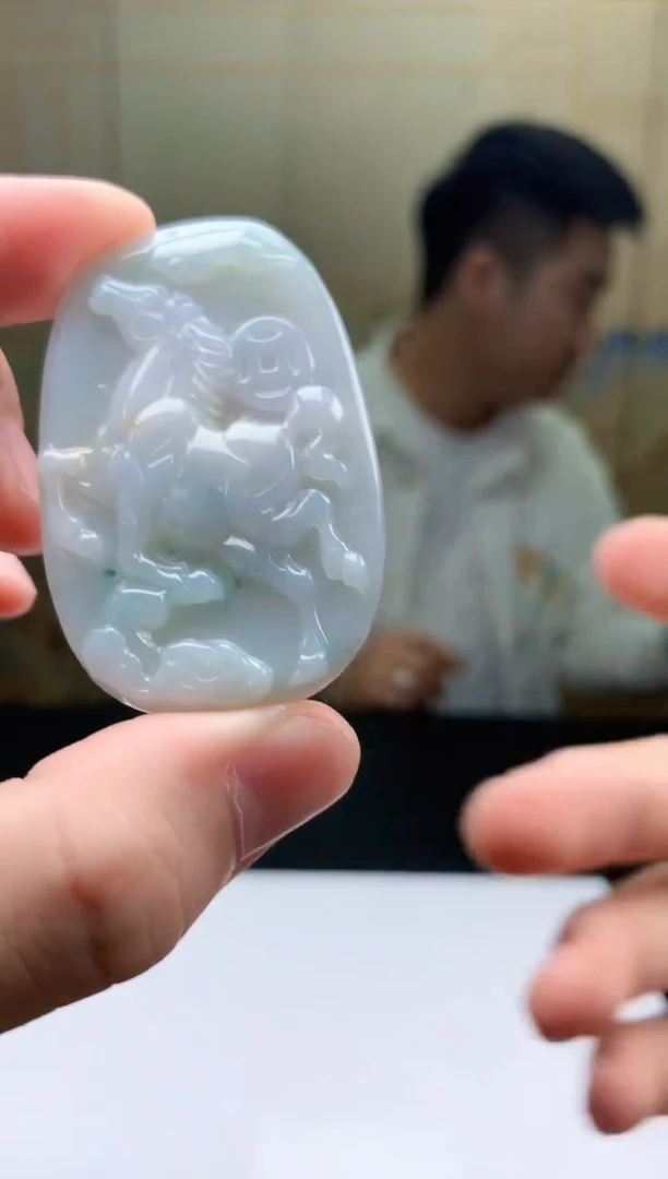 【闪购商品】翡翠颈饰未镶嵌5028bb-jj挂件3