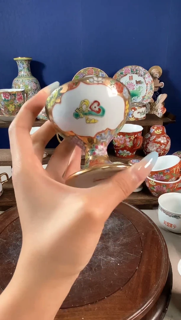 瓷片景德镇窑老厂瓷摆件