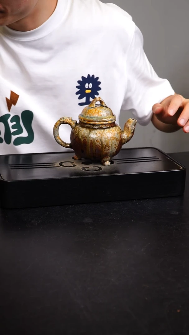 茶壶紫砂宜兴紫砂柴烧壶