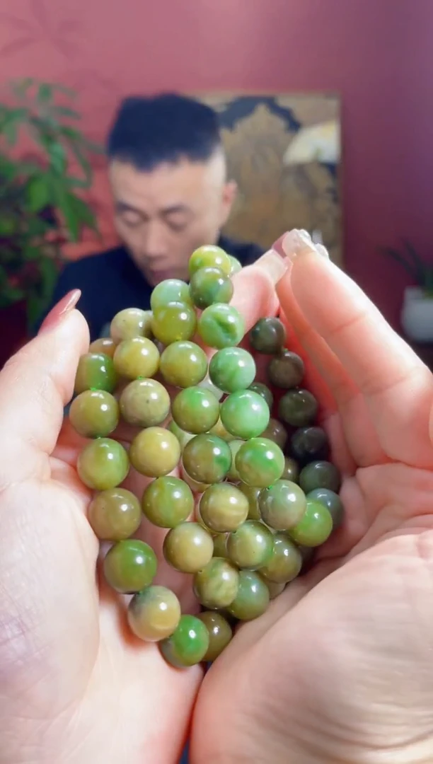 未镶嵌和田玉把件黑羊洞碧玉手串卡12（发其一）