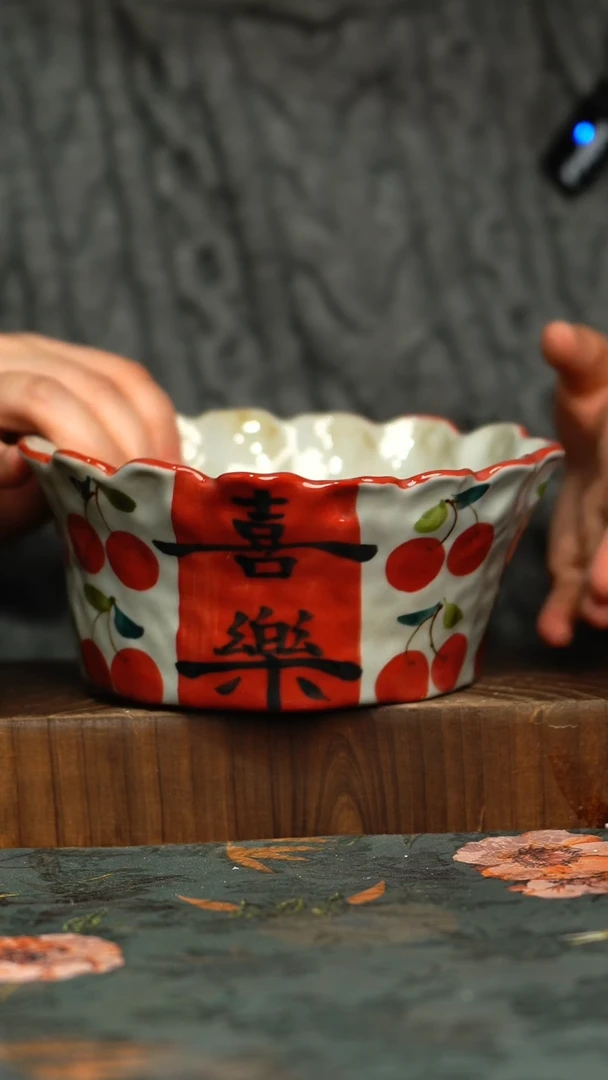 杯釉下彩手工手绘同款陶器