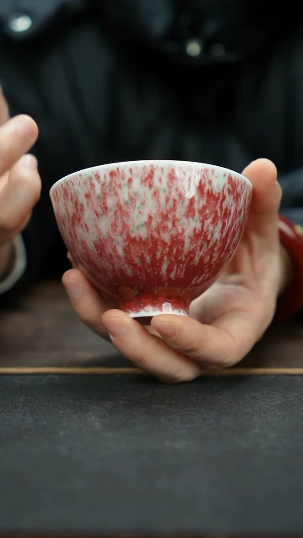 杯景德镇美人醉鸡心杯