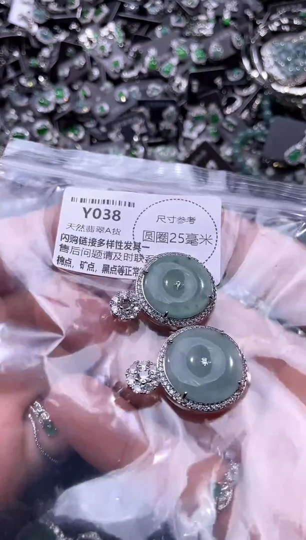 翡翠未镶嵌颈饰Y038多样性发其一