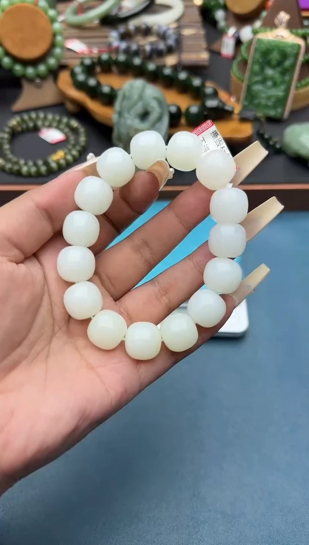 未镶嵌手串和田玉yjk
