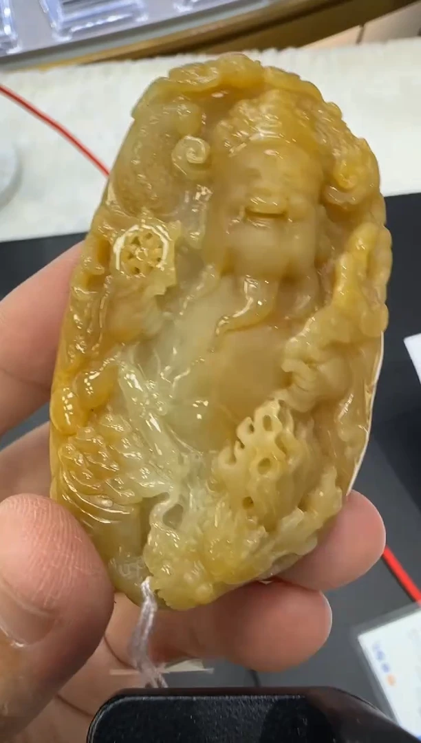 【闪购商品】翡翠颈饰未镶嵌天然翡翠A货孤品一件