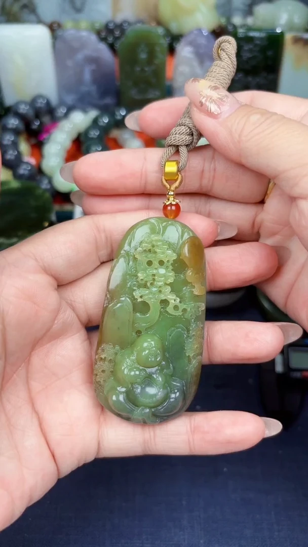 颈饰未镶嵌和田玉和田玉