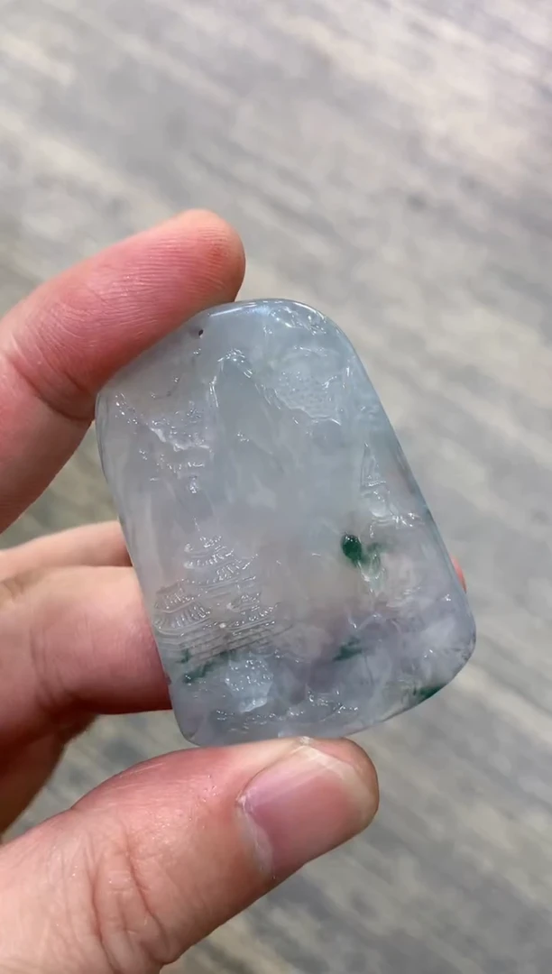 颈饰未镶嵌翡翠天然A货翡翠