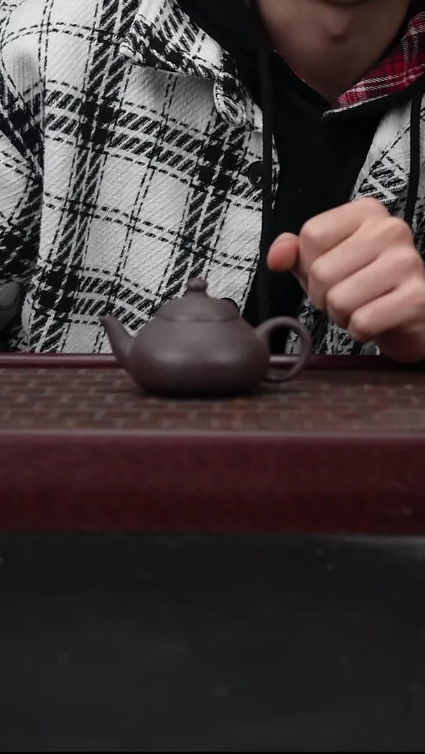 茶壶紫砂XJ粗砂天青 小梨