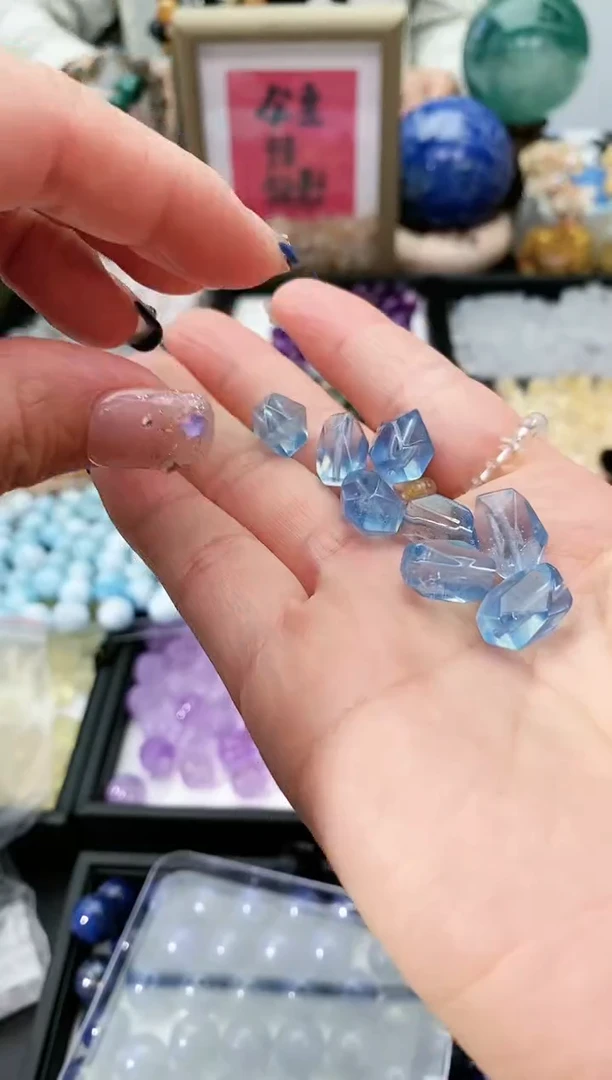 海蓝宝石颈饰未镶嵌13a多样性发其一/5.30/1个