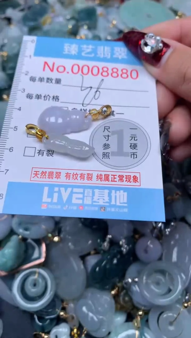 颈饰未镶嵌翡翠8880