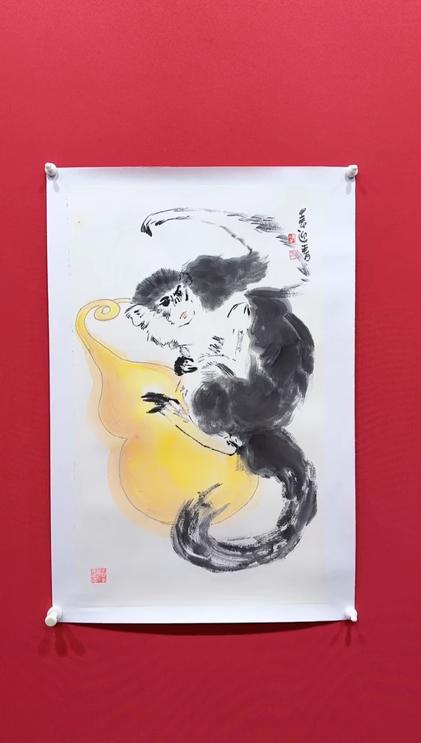 【闪购商品】国画王迎春40*70..........