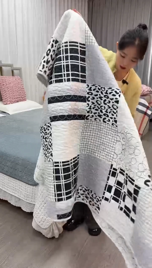 棉福利床盖几何135*210