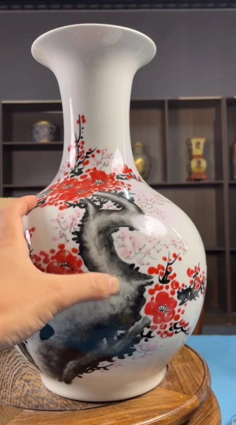 摆件景德镇陶瓷青花摆件86