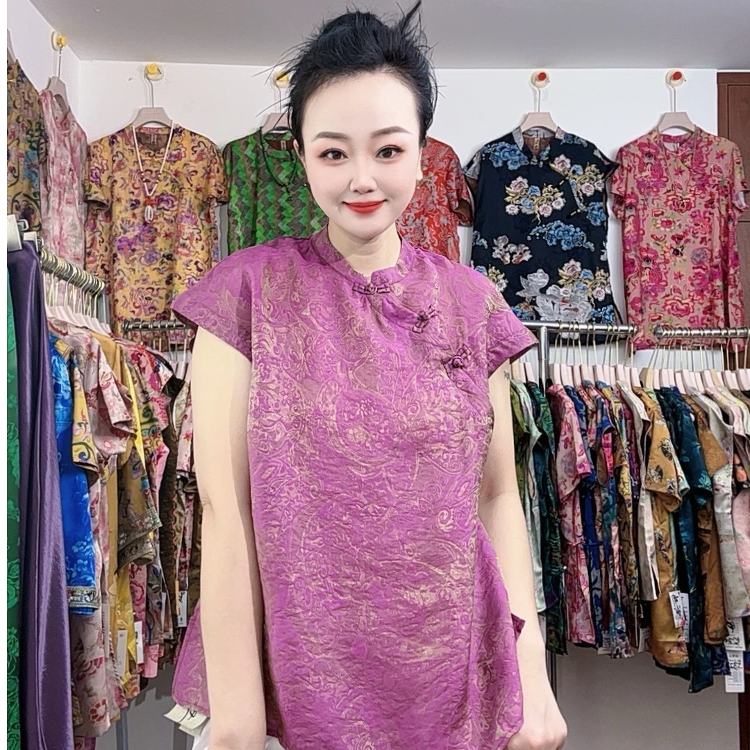 791款时尚气质夏季新中式上衣