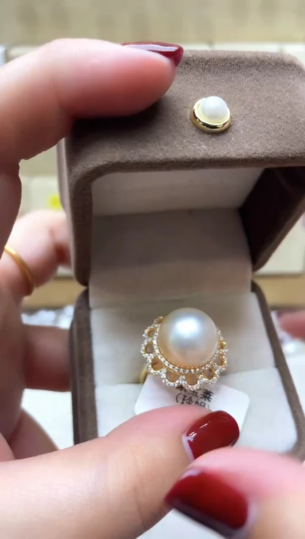 【闪购商品】海水珍珠戒指未镶嵌戒指